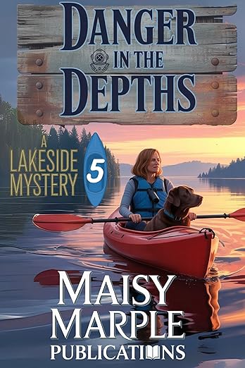 Danger in the Depths: A Small Town Kayak Cozy Mystery with Dog (Lakeside Mysteries Book 5)