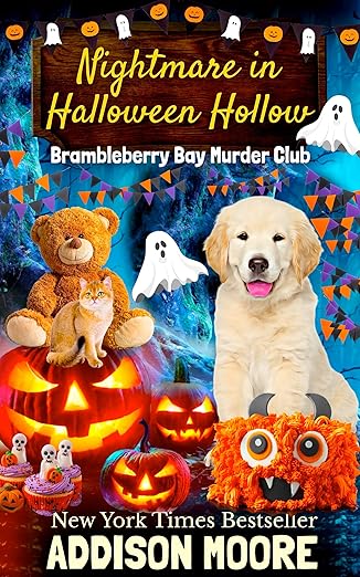 Nightmare in Halloween Hollow (Brambleberry Bay Murder Club Book 6)