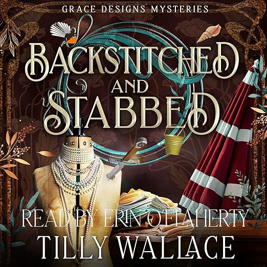 Backstitched and Stabbed: Grace Designs Mysteries, Book 2