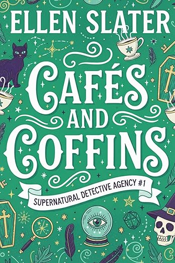 Cafés and Coffins: A paranormal cozy mystery short read with romance (Supernatural Detective Agency Book 1)