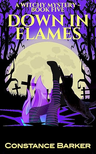 Down in Flames (Witches Be Crazy Cozy Mystery Series Book 5)