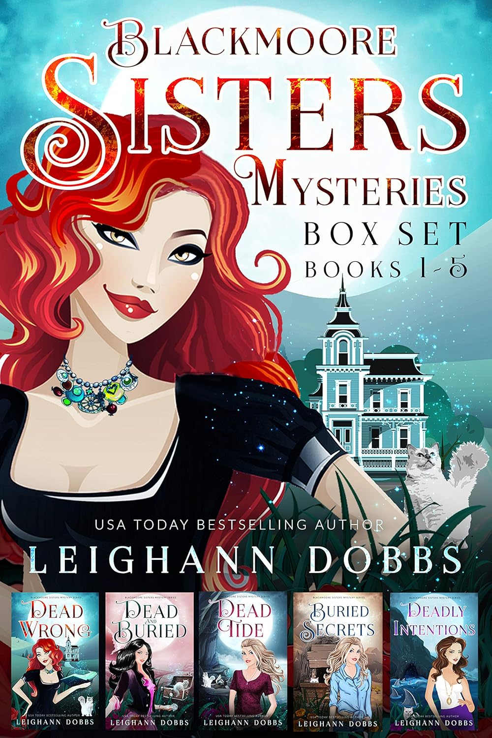 Blackmoore Sisters Cozy Mysteries Box-Set Books 1-5 (Blackmoore Sisters Paranormal Cozy Mysteries Box Sets Book 1)
