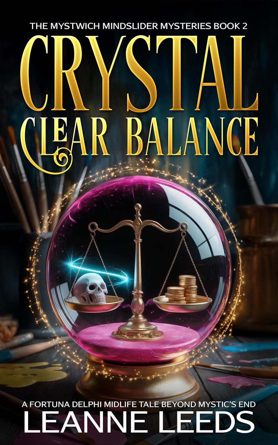 Crystal Clear Balance: A Fortuna Delphi Midlife Tale Beyond Mystic’s End (The Mystwich Mindslider Mysteries Book 2)