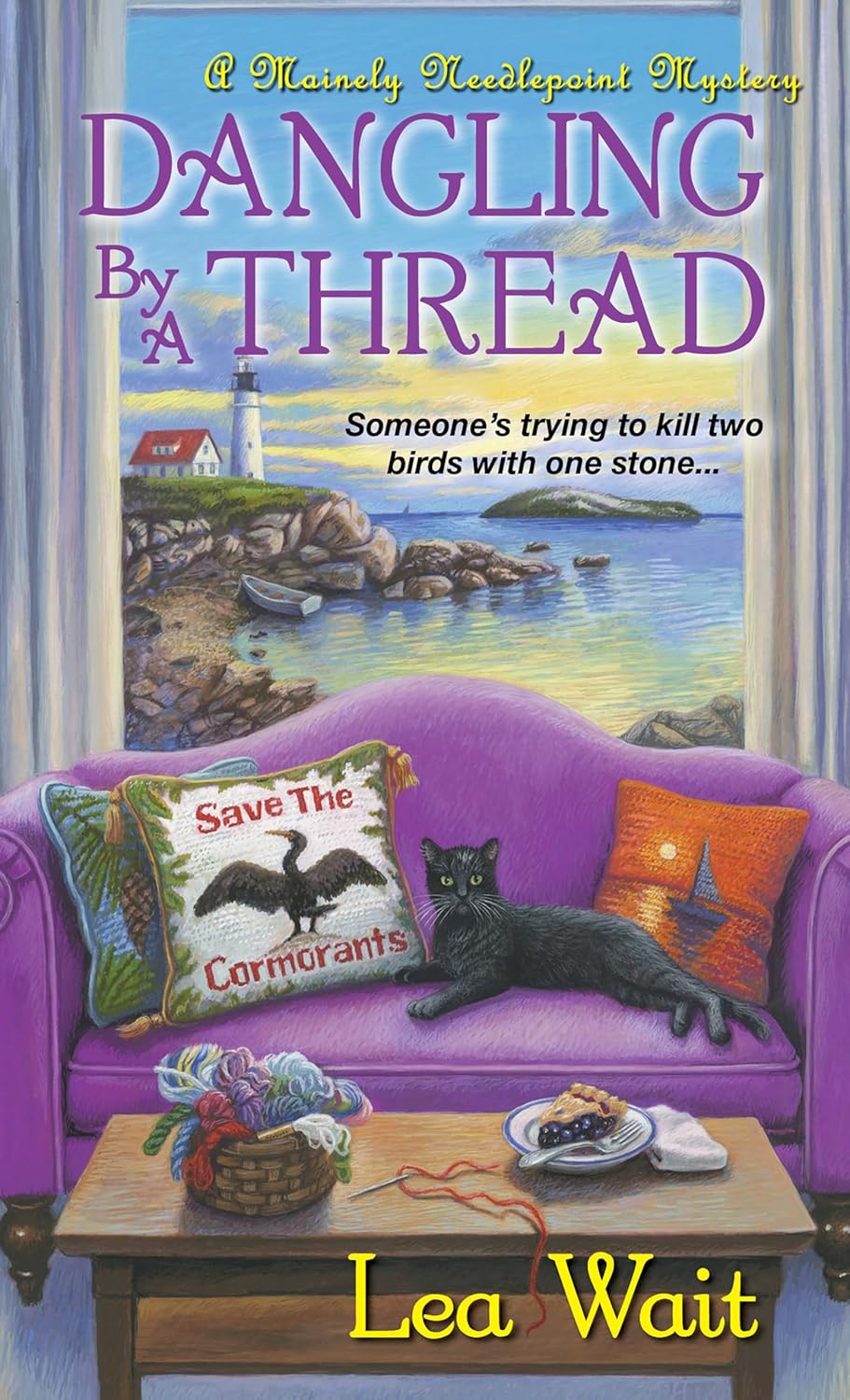 Dangling by a Thread (A Mainely Needlepoint Mystery Book 4)