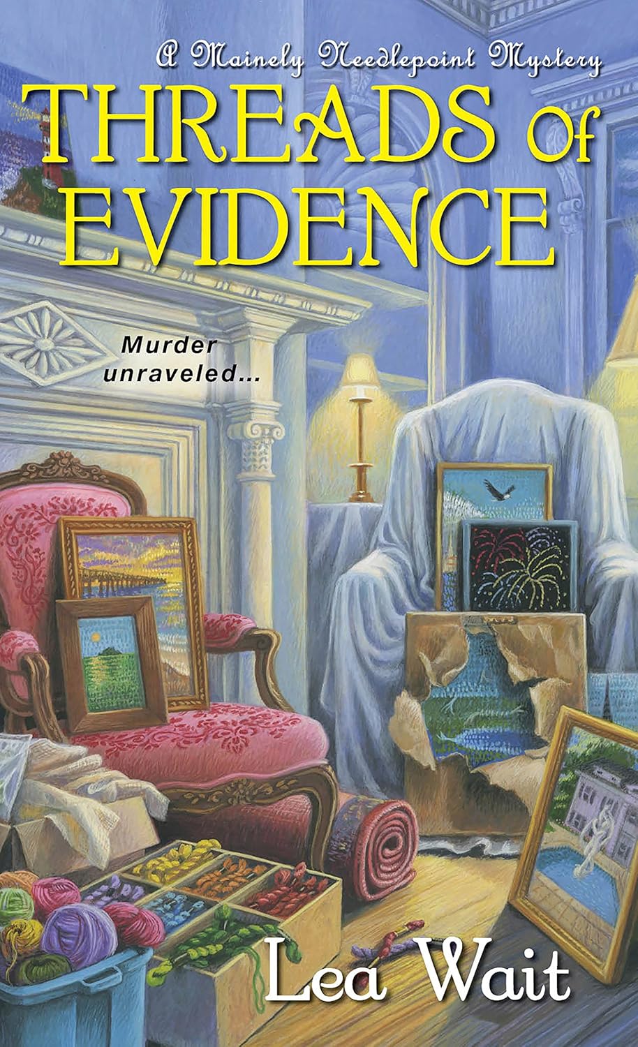 Threads of Evidence (Mainely Needlepoint series Book 2)