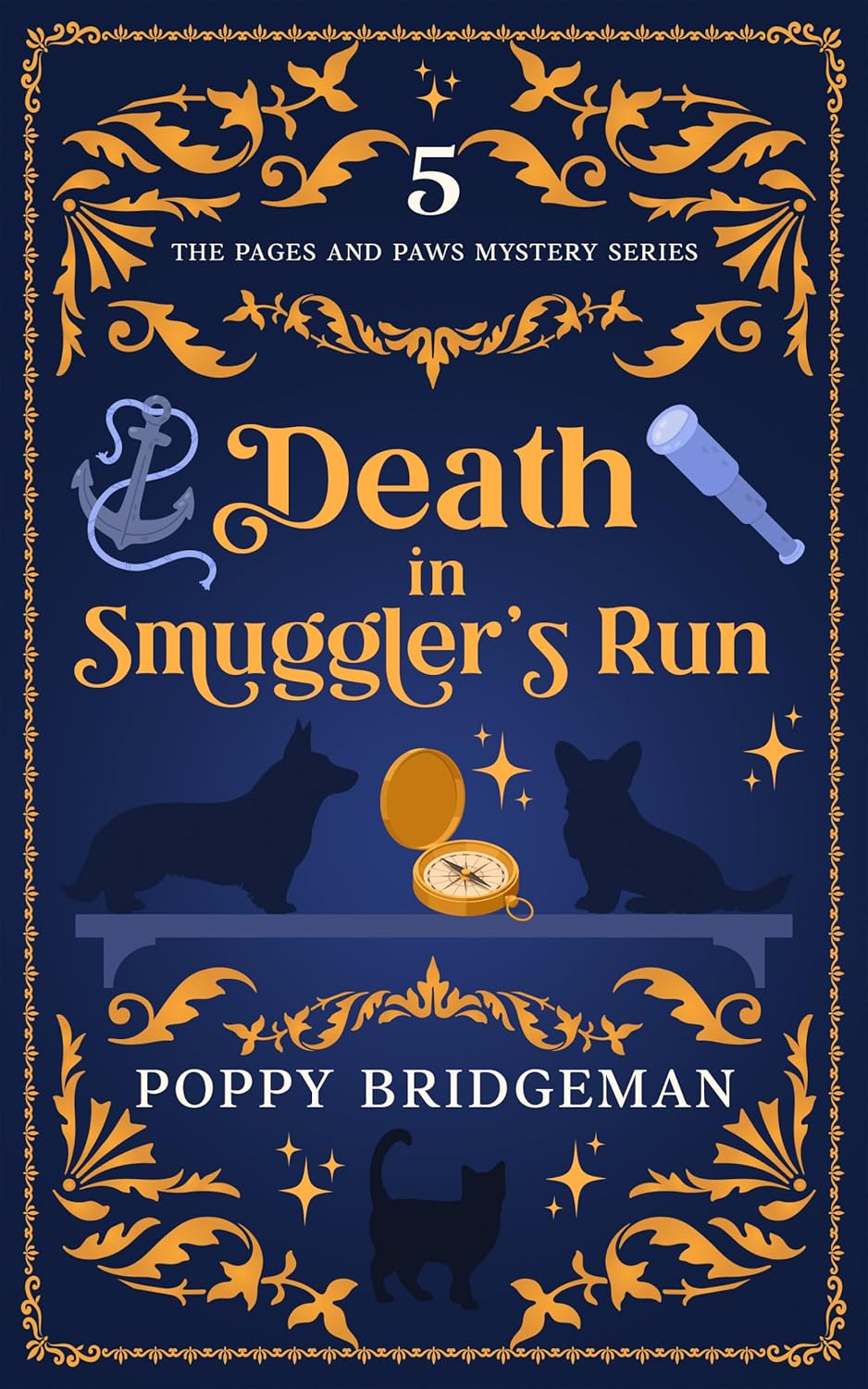 Death in Smuggler’s Run (The Pages and Paws Mystery Series Book 5)