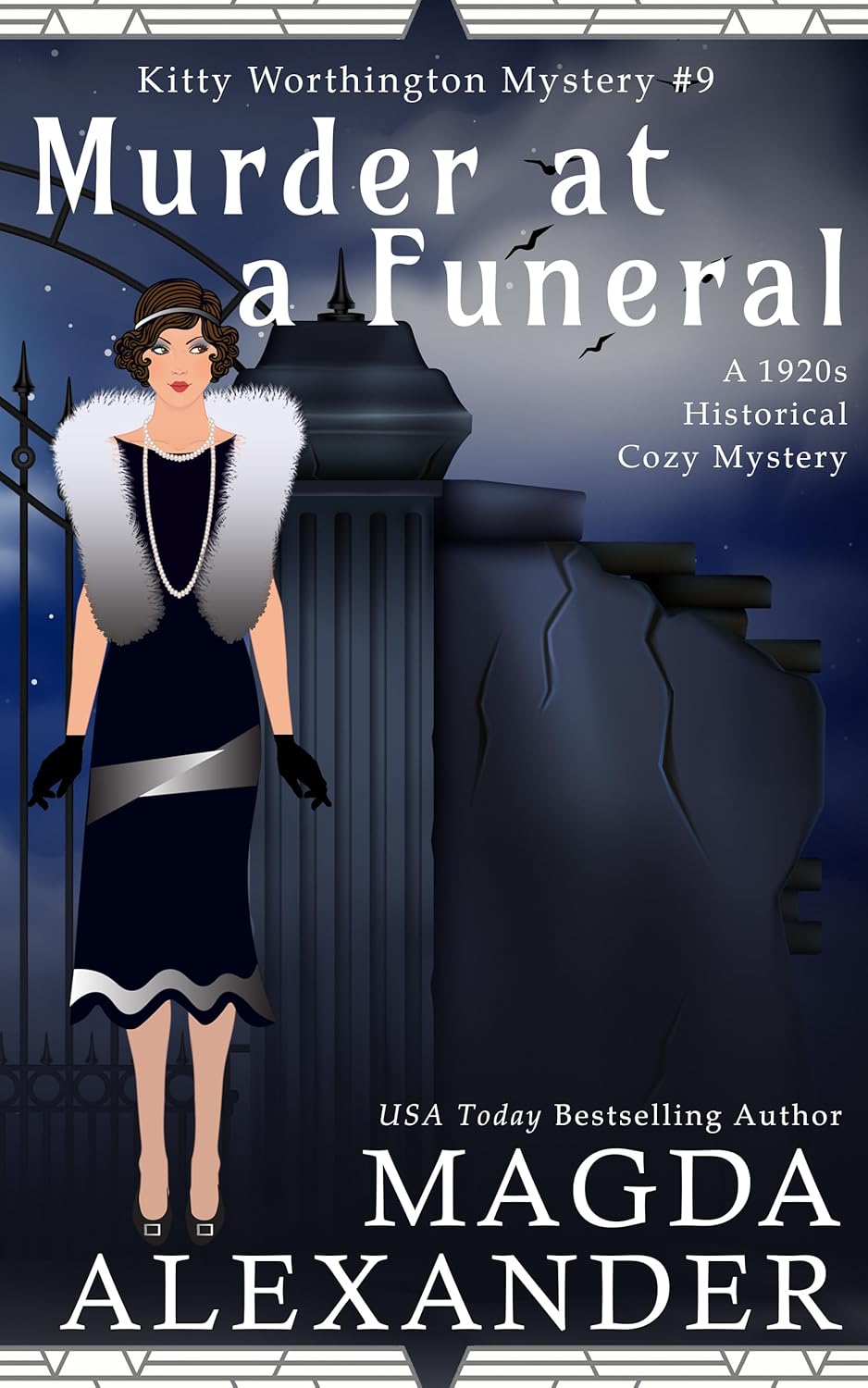 Murder at a Funeral: A 1920s Historical Cozy Mystery (The Kitty Worthington Mysteries Book 9)